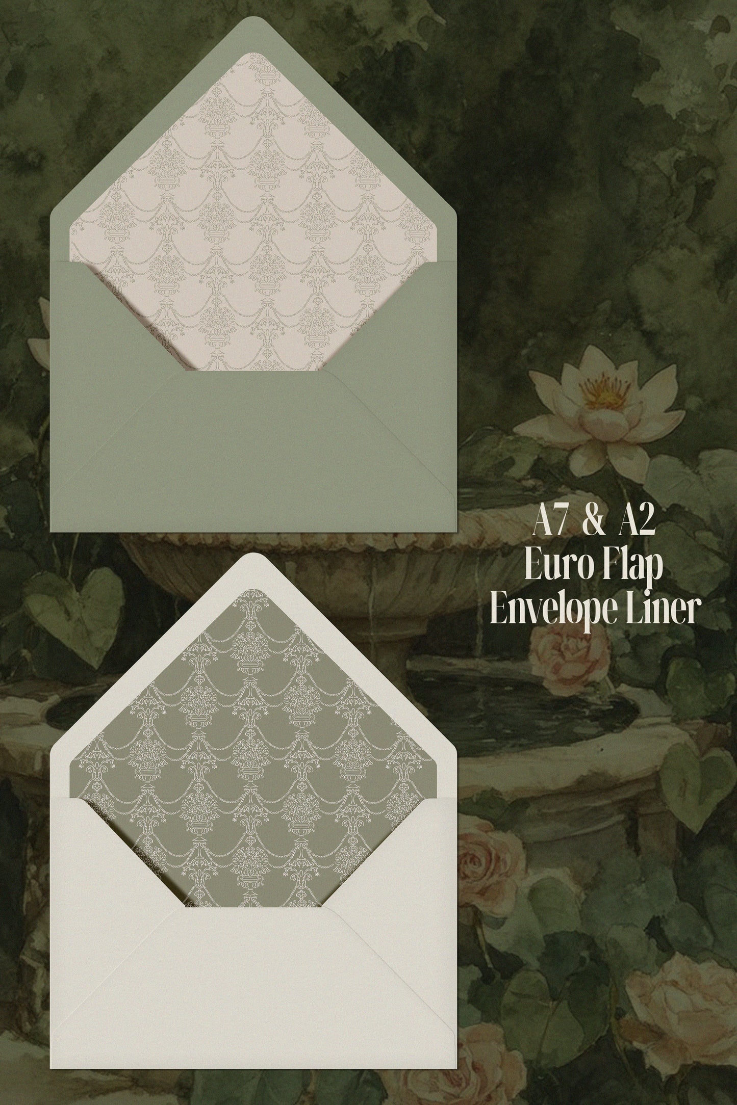 Regency Era Wedding Invitation Suite Template