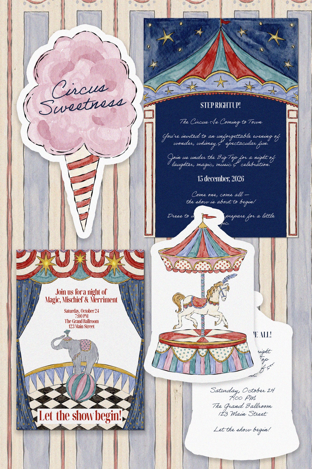 Circus Aesthetic Clipart