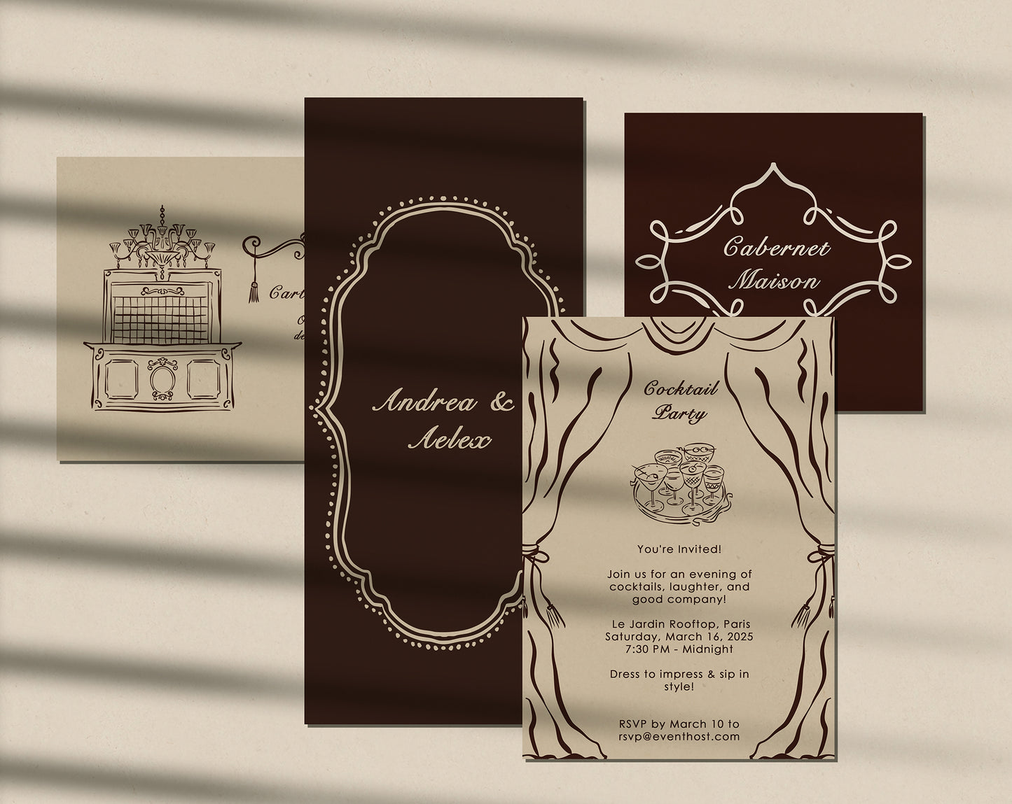 Hand Drawn Boutique Hotel Clipart