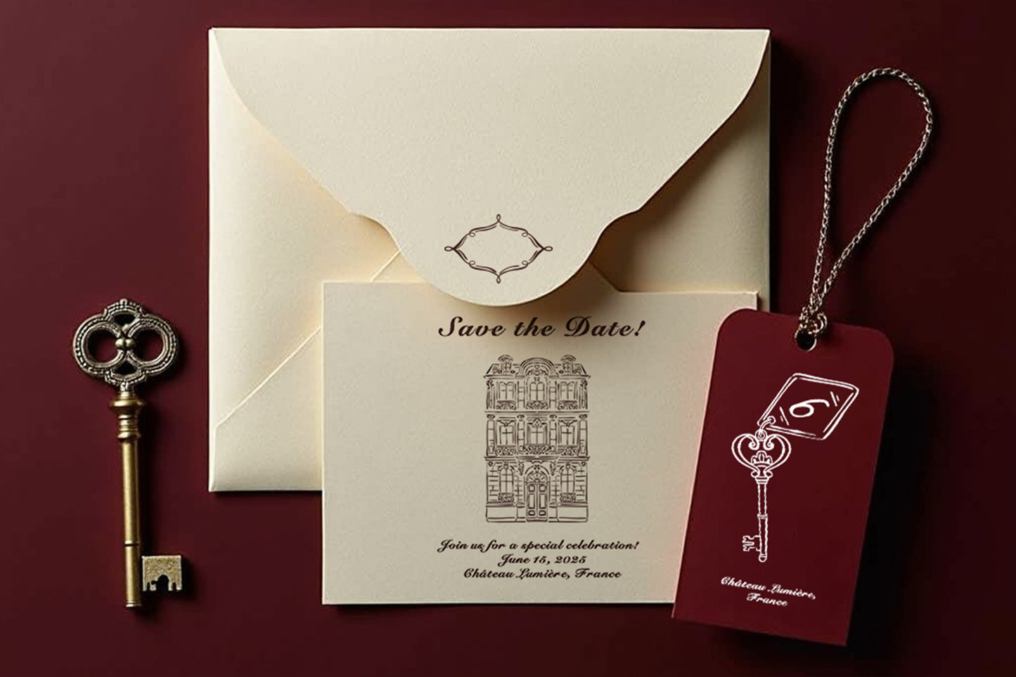 Hand Drawn Boutique Hotel Clipart