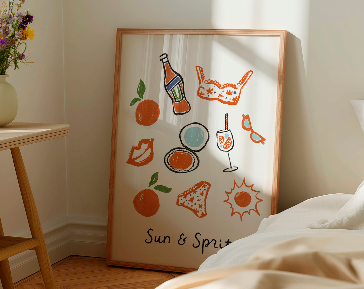 Aperol Spritz Bachelorette Party Clipart