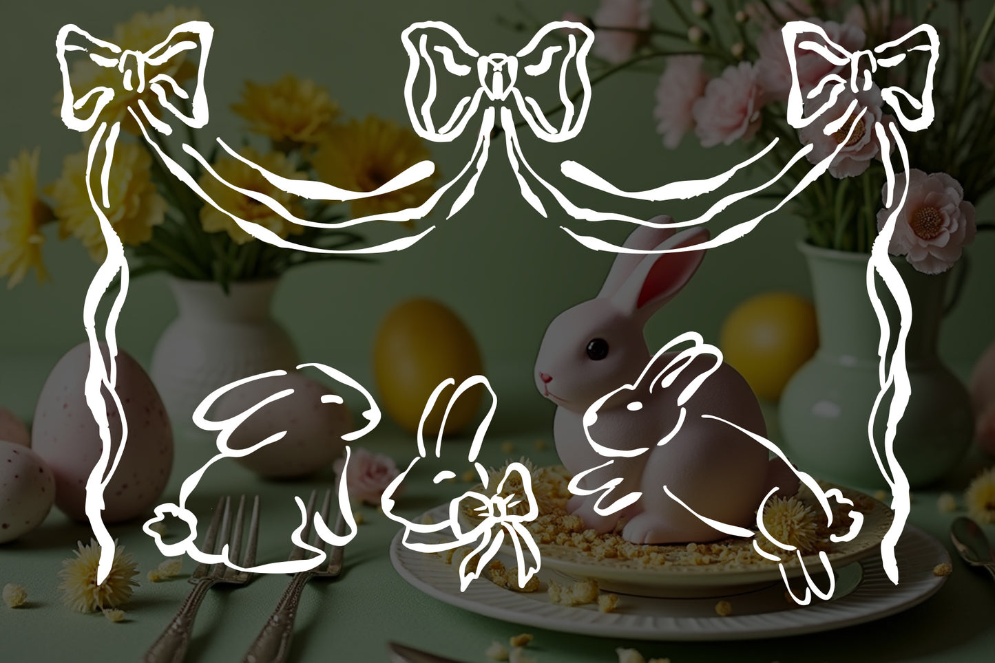 Whimsical Easter Spring Clipart