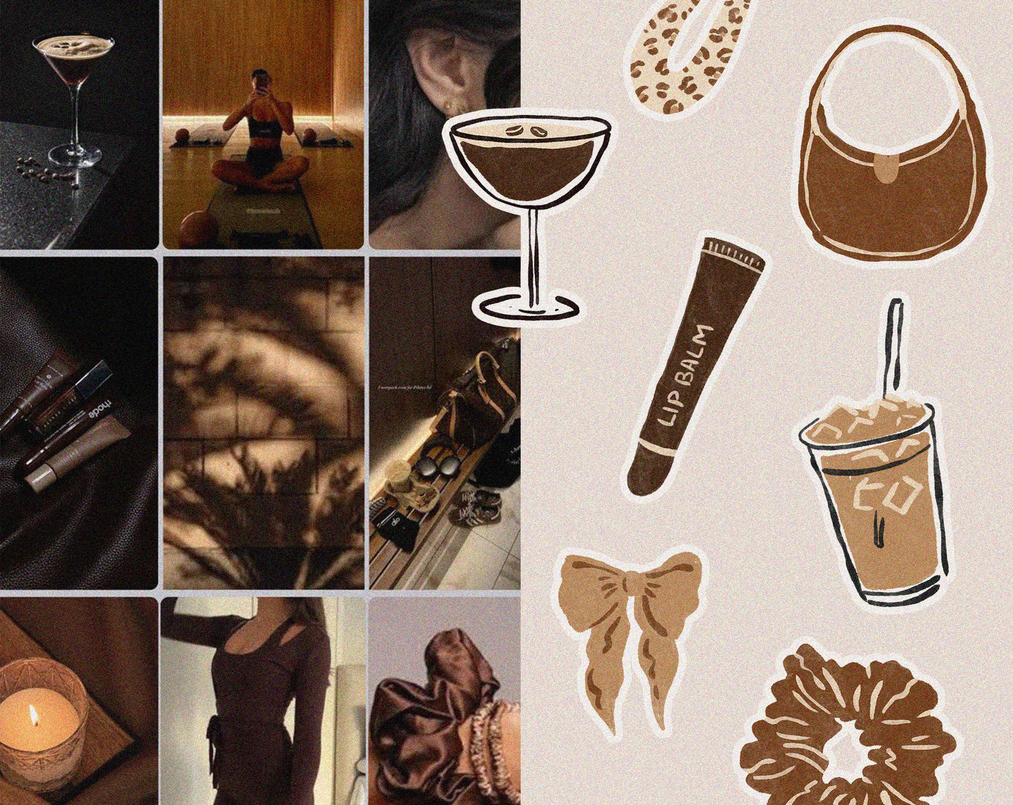 Espresso Martini Girl Clipart