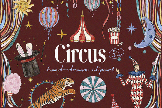 Circus Aesthetic Clipart