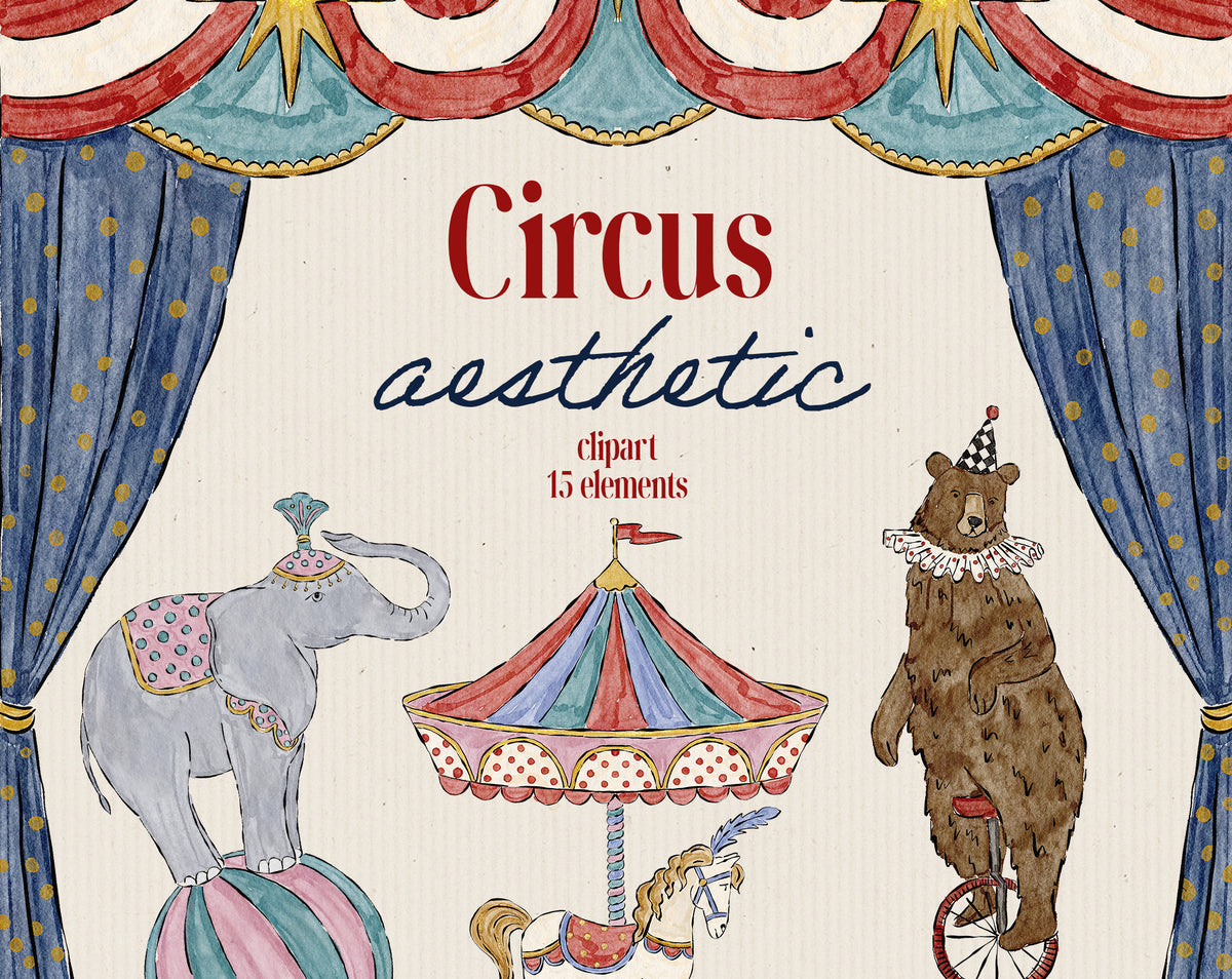 Circus Aesthetic Clipart