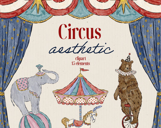 Circus Aesthetic Clipart