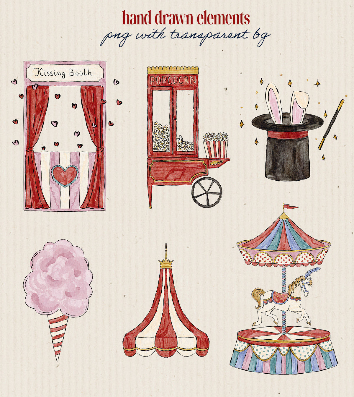 Circus Aesthetic Clipart