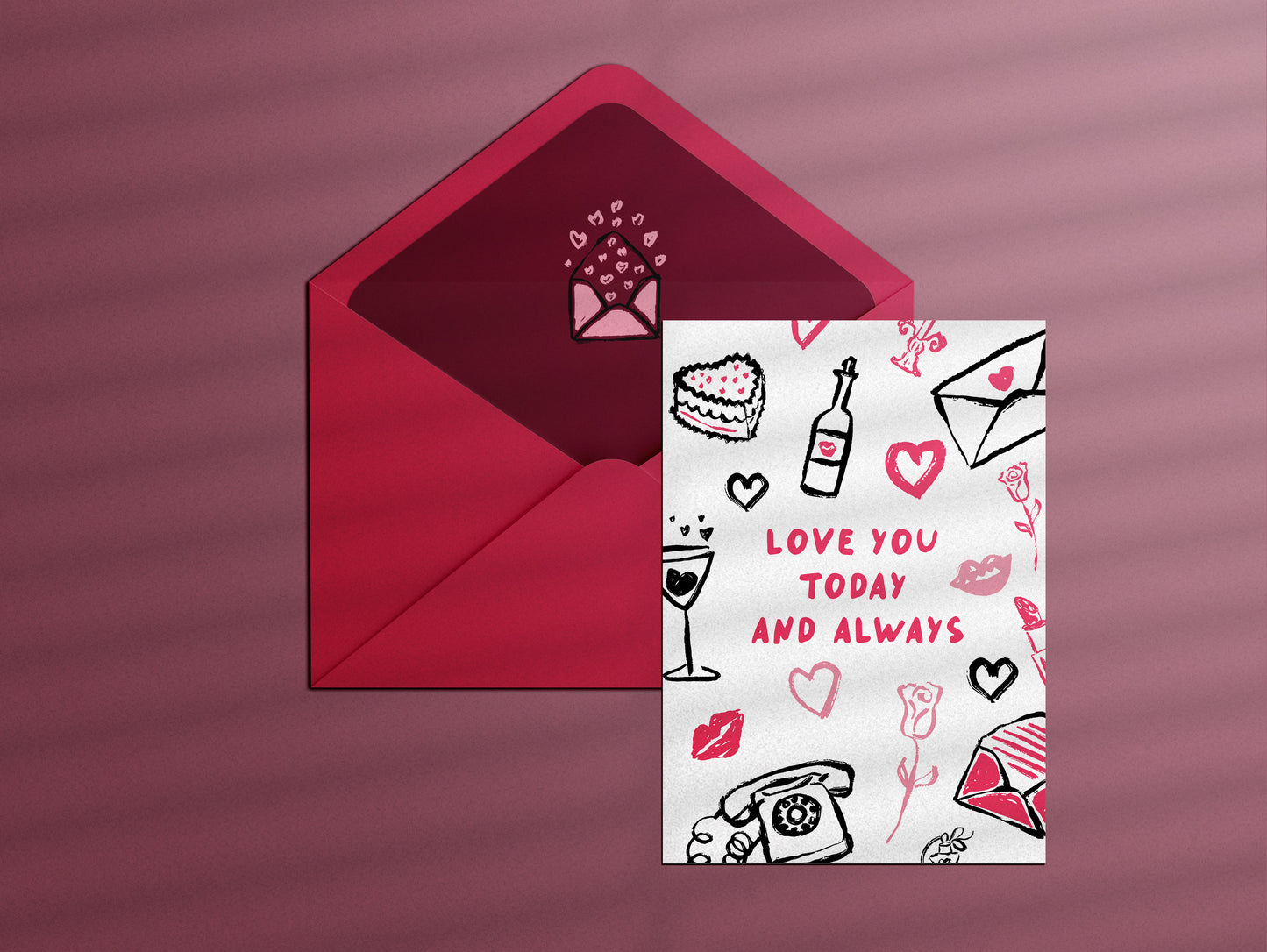 Hand Drawn Valentine's Day Illustrations Clipart